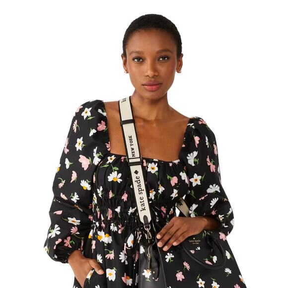 KATE SPADE New York Logo Webbing Bag Strap in Light Natural - Picture 2 of 4